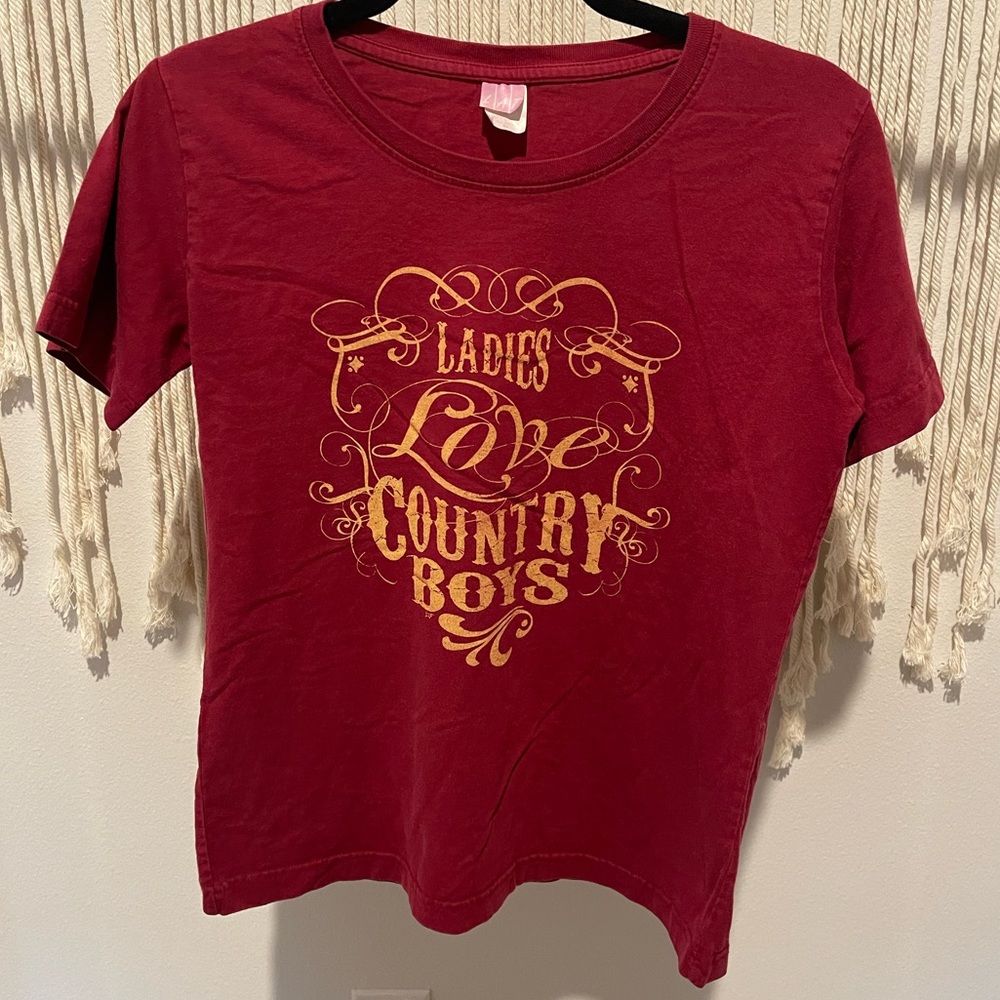 Trace Adkins “Ladies Love Country Boys” Graphic Tee Size S/M